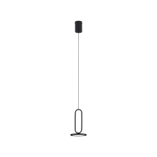 Nova Luce Gea fekete LED függesztett lámpa (NL-9501207) LED 1 izzós IP20 világítás