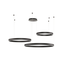 Nova Luce Motif fekete LED függesztett lámpa (NL-9530170) LED 1 izzós IP20 világítás