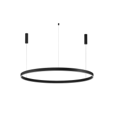 Nova Luce Motif fekete LED függesztett lámpa (NL-9530204) LED 1 izzós IP20 világítás