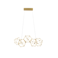 Nova Luce Nebula arany LED függesztett lámpa (NL-9695211) LED 1 izzós IP20 világítás