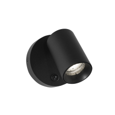 Nova Luce Net fekete fali spotlámpa (NL-9011922) GU10 1 izzós IP20 világítás