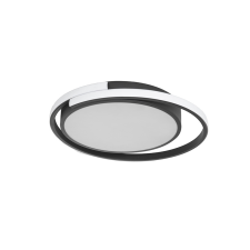 Nova Luce Odrey fekete LED mennyezeti lámpa (NL-9081206) LED 1 izzós IP20 világítás