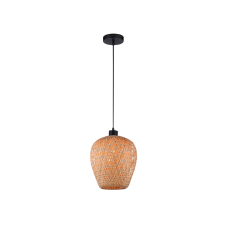 Nova Luce Scarlet barna-fekete függesztett lámpa (NL-9142499) E27 1 izzós IP20 világítás