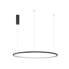 Nova Luce Tarquin fekete LED függesztett lámpa (NL-9345605) LED 1 izzós IP20 világítás