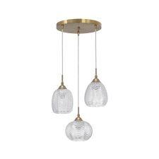 Nova Luce Vario sárga függesztett lámpa (NL-9191542) E27 3 izzós IP20 világítás