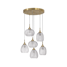 Nova Luce Vario sárga függesztett lámpa (NL-9191544) E27 6 izzós IP20 világítás
