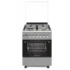 NOVACOOK F6TS40EG kombinált tűzhely, 56L, 60x60x87 cm, sötét szürke szín
