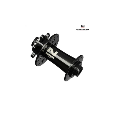 Novatec D791SB MTB első kerékagy, 32H, átütőtengelyes (15x100 mm), tárcsafékes, ipari csapágyas, fekete kerékpár és kerékpáros felszerelés