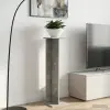  Növényállvány 2 db Beton Szürke 25 x 25,5 x 100,5 cm Mérnöki fa
