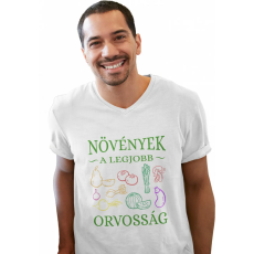 Növények a legjobb orvosság - Férfi V Nyakú Póló