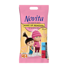 Novita Minions sminklemosó nedves törlőkendő (12 db) sminklemosó