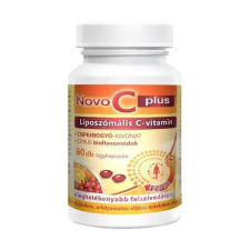 ,NOVO C, Novo C Plus liposzómális C-vitamin + csipkebógyó kivonat + citrus lágykapszula 60db vitamin és táplálékkiegészítő