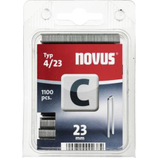 Novus Keskenyhátú kapocs, NOVUS C4/23 1100 db (042-0392) gemkapocs, tűzőkapocs