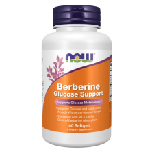 Now Foods Berberine Glucose Support 60 db lágyzselatin kapszula vitamin és táplálékkiegészítő