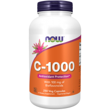 Now Foods C-vitamin 1000 mg bioflavonoiddal és rutinnal 250 kapszula vitamin és táplálékkiegészítő