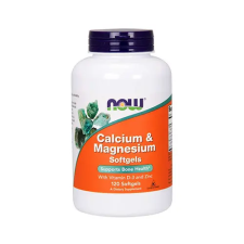  Now Foods CALCIUM &amp; MAGNESIUM (120 LÁGYKAPSZULA) vitamin és táplálékkiegészítő