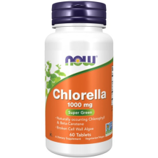 Now Foods Chlorella alga 1000 mg 60 tabletta vitamin és táplálékkiegészítő
