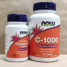 Now Foods D3 2000 + C1000 tabletta duo pack Now Foods vitamin és táplálékkiegészítő