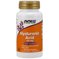 Now Foods Hyaluronic Acid + MSM 60 Veg Kapszula Hialuron sav Now Foods vitamin és táplálékkiegészítő
