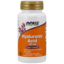 Now Foods Hyaluronic Acid + MSM Hialuron sav 60 vegán kapszula vitamin és táplálékkiegészítő