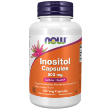 Now Foods Inositol 500 mg 100db Vegán kapszula vitamin és táplálékkiegészítő
