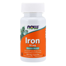 Now Foods Iron 18 mg 120 kapsz. vitamin és táplálékkiegészítő
