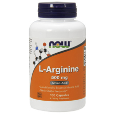 Now Foods L-Arginine 500 mg 100 kapszula vitamin és táplálékkiegészítő