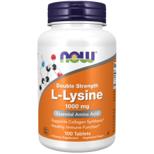 Now Foods L-Lysine 1000 mg Lizin 100 tabletta vitamin és táplálékkiegészítő