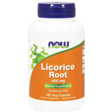 Now Foods Licorice Root édesgyökér 450 mg (100) vitamin és táplálékkiegészítő