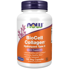 Now Foods MOST Biocell kollagén hidrolizált (hidrolizált kollagén) II típusú, 120 növényi kapszula vitamin és táplálékkiegészítő