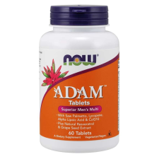 Now Foods NOW Adam, Multivitamin férfiaknak, 60 tabletta vitamin és táplálékkiegészítő