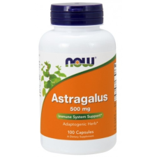 Now Foods NOW Astragalus (Kozinec), 500 mg, 100 kapszula vitamin és táplálékkiegészítő