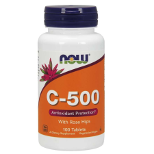 Now Foods NOW C-500 vitamin nyíllal, 100 tabletta vitamin és táplálékkiegészítő