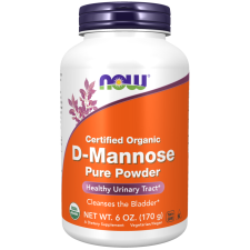 Now Foods NOW D-Mannose, 170 g, tiszta por vitamin és táplálékkiegészítő