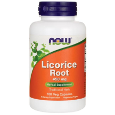 Now Foods NOW Licorice Root 450mg 100v kapszula vitamin és táplálékkiegészítő