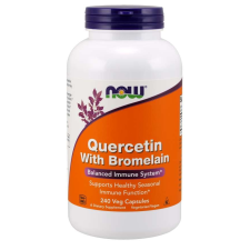 Now Foods NOW Quercetin with Bromelain, Kvercetin, 240 növényi kapszulában vitamin és táplálékkiegészítő