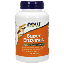 Now Foods NOW Super Enzymes, komplex emésztőenzimek, 180 tabletta vitamin és táplálékkiegészítő