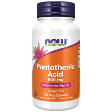 Now Foods Pantothenic Acid B-5 vitamin 500 mg 100 kapszula vitamin és táplálékkiegészítő