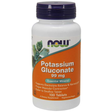 Now Foods Potassium Gluconate 99 mg 100 tabl. vitamin és táplálékkiegészítő