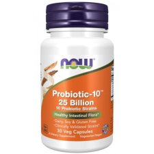 Now Foods Probiotic - 10 25 Billion probiotikum 30 veg kapszula Now Foods vitamin és táplálékkiegészítő