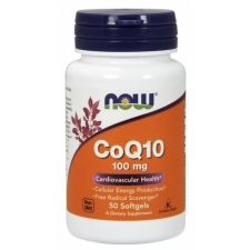 Now Foods Q-10 100mg 50 kapszula Q10 vitamin és táplálékkiegészítő