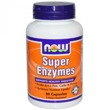 Now Foods Super Enzymes (90 kapszula) vitamin és táplálékkiegészítő