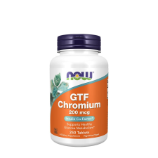 Now GTF Chromium - Élesztőmentes Króm-kelát (250 Tabletta) vitamin és táplálékkiegészítő