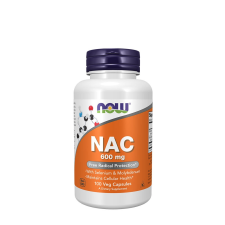 Now NAC - N-acetyl-cysteine 600 mg (100 Veg Kapszula) vitamin és táplálékkiegészítő