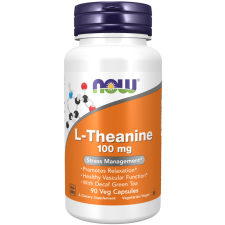 Now Now l-theanine 100mg kapszula 90 db vitamin és táplálékkiegészítő