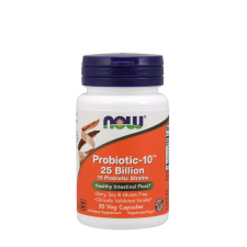 Now Probiotic-10™ 25 Billion, Probiotikum kapszula (25 milliárd) (30 Veg Kapszula) vitamin és táplálékkiegészítő