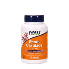 Now Shark Cartilage - Cápa Porc 750 mg (100 Kapszula) gyógyhatású készítmény