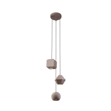 Nowodvorski GEOMETRIC szürke függesztett lámpa (TL-9695) GU10 3 izzós IP20 világítás
