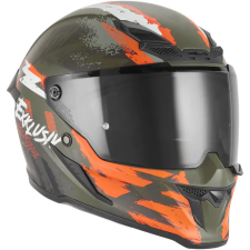 NOX EXKLUSIV GOLIATH CUT´D 2026 sisak, matt khaki/narancssárga - XS bukósisak