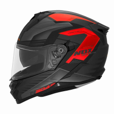 Nox N304S CARVER 2025 Bukósisak, matt fekete/ piros, mérete L autóalkatrész